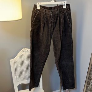 Brown Lee Cotton Courduroy Pants